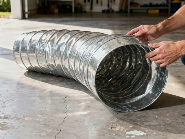 Del Aire Dryer Vent Cleaning specialist using advanced equipment for thorough duct cleaning in Del Aire