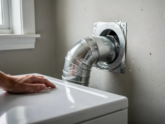 Del Aire Dryer Vent Cleaning expert performing professional dryer vent repair and installation in Del Aire