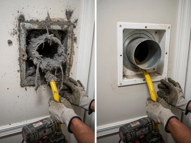 Expert gas dryer vent cleaning by Del Aire Dryer Vent Cleaning in Del Aire
